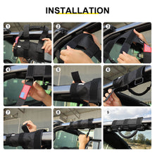 For Jeep Wrangler JK JL JT Car Top Roll Bar Grab Handles (2 pcs) RT-TCZ