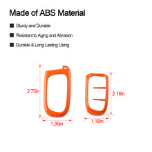 For 2014+ Jeep Cherokee Car Key Fob Case Protect Cover Trim Shell RT-TCZ