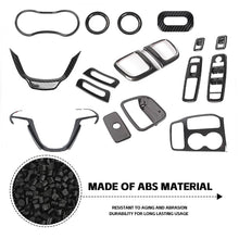 For 2016-2021 Jeep Grand Cherokee 17PCS Interior Full Set Kit Trim Cover Decor RT-TCZ