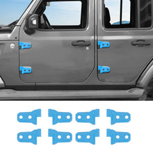 For 2026+ Jeep Wrangler JL & Gladiator JT 4-Door Version Exterior Car Door Hinges Trim Cover (8 pcs) RT-TCZ