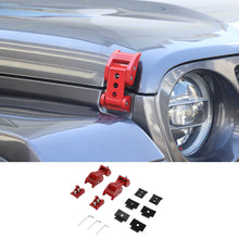 For 2007+ Jeep Wrangler JK JL & Gladiator JT Car Side Hood Catch Latches Buckle RT-TCZ