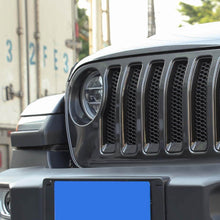 For 2018-2023 Jeep JL Front Grille Grill Insert Ring Trim Decor Ring Cover RT-TCZ