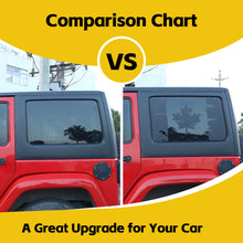 For 2011-2017 Jeep Wrangler JK 4Door Window Decal Rear Window Sticker Canada Flag RT-TCZ