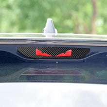 For 2011-2020 Jeep Grand Cherokee & 2011-2016 Compass Carbon Fiber High Brake Light Sticker Trim RT-TCZ