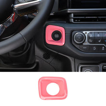 For 2024+ Jeep Wrangler JL One-Button Start Switch Cover Panel Trim RT-TCZ