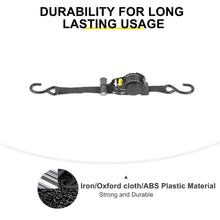 For Universal Car Cargo Fixed Straps Automatic Recycling Tensioner Accessories RT-TCZ