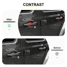 For 2018+ Jeep Wrangler JL 2-Door Version Exterior Car Door & Tailgade Handle Inserts Cover Trim RT-TCZ