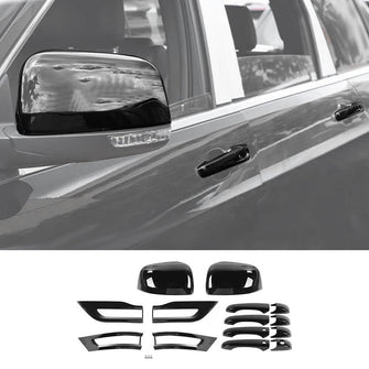 For 2014-2020 Jeep Grand Cherokee Door Handle Rearview Mirror Tail Light Trims RT-TCZ