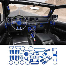 For 2018-2023 Jeep Wrangler JLU & Gladiator JT 4-Door 39PCS Full Set Interior Decoration Trim Kit Cover RT-TCZ