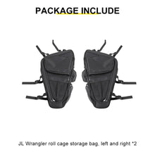 For Jeep Wrangler JK JL 4-Door Version Interior Roll Bar Storage Bag Organizer Multi-Pocket  Accessories RT-TCZ