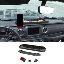 For 2018-2023 Jeep Wrangler JL & Gladiator JT Interior Center Console Dash Panel Storage Box Tray Mount Phone Holder RT-TCZ