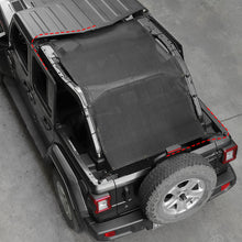 For 2018+ Jeep Wrangler JL 4-Door Sunshade Cargo Net Rear Trunk Heat Insulation Mesh UV Protection RT-TCZ