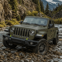 For Jeep Wrangler JK, JL & Gladiator JT Front Bumper Tow Hook Cover Trim Exterior Accent Narrow Style RT-TCZ