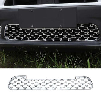 For 2019+ Jeep Renegade Front Bumper Grille Mesh Insect Net Decor Cover Trim Chrome RT-TCZ