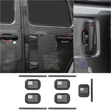 For 2018+ Jeep Wrangler JL 4-Door Version Exterior Door Handle Bowl Sticker Trim Cover (5 pcs) RT-TCZ