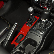 For 2024+ Jeep Wrangler JL & Gladiator JT 4-Door Version Interior Center Console Gear Shift Trim Cover Kit (14 pcs) RT-TCZ