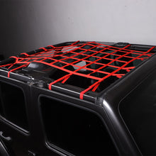 For 2018+ Jeep Wrangler JL Car Roof Hammock Cargo Net Weaving Mesh Luggage Net Accessories RT-TCZ