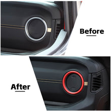 For Jeep Wrangler JL & Gladiator JT 2024+ Instrument Panel Air Conditioning Vent Trim Ring 2PCS Style B