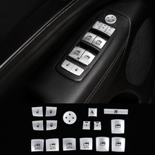 For Jeep 2014+ Cherokee /2011-2021 Grand Cherokee WK2 14 x Car Window keypads Button Decorative Trim Pieces RT-TCZ