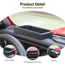 For 2024+ Jeep Wrangler JL & Gladiator JT Interior Center Console Dashboard Storage Box Tray RT-TCZ