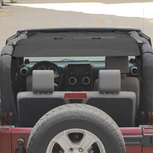 For 2007-2017 Jeep Wrangler JK 2Dr Sunshade UV Protection Mesh Heat Shade Soft Top US Flag RT-TCZ