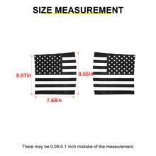 For 2007-2018 Jeep Wrangler JK Front Engine Hood Vinyl Decal Wrap Corner Sticker American Flag（2 pcs） RT-TCZ