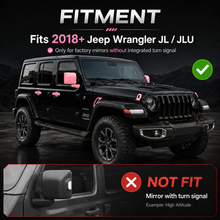 For 2018+ Jeep Wrangler JL 4-Door – 31PCS Exterior Full Set Trim Kit - Hood, Door, Tailgate Hinge & Handle Mirrior Cover RT-TCZ