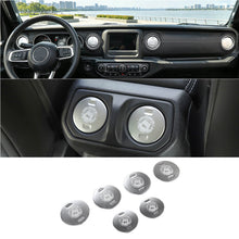 For 2018+ Jeep Wrangler JL / Gladiator JT 6 x Dashboard & Armrest Box Air Condition Vent Cover Trim RT-TCZ