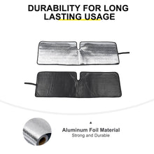 For Jeep Wrangler JK TJ Front Windshield Sunshade Sun Shade Heat Shield Sun Visor Mat RT-TCZ