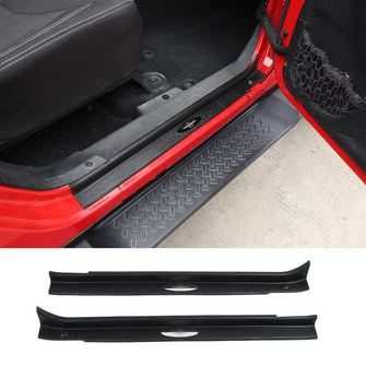 RT-TCZ Sill Plate Protector Guards Strip Cover Star For Jeep Wrangler JK 2007-2017 2Dr 4Dr Accessories