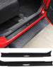 For 2007-2017 Jeep Wrangler JK 2Door 4Door Sill Plate Protector Guards Strip Cover Star RT-TCZ