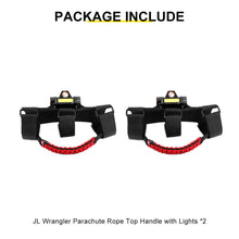 For Jeep Wrangler JK JL JT Interior Car Roll Bar Grab Handles Pull Grip w/Light Accessories (2 pcs) RT-TCZ