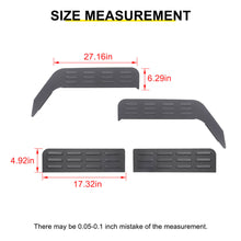 For 2018+ Jeep Wrangler JL Front Rear Window Louver Vent Rear Window Blinds Kit (4 pcs) RT-TCZ