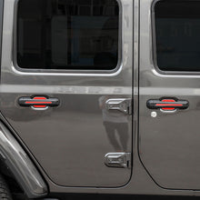 For 2018+ Jeep Wrangler JL 2-Door Version Exterior Door Handle Bowl Sticker Trim Cover (3 pcs) RT-TCZ