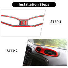 For 2016+ Jeep Renegade Dashboard Air Outlet Vent & Center Air Vent Outlet Cover Trim RT-TCZ