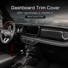 For 2024+ Jeep Wrangler JL JLU/Gladiator JT Dashboard & Navigation Panel Trim Cover RT-TCZ