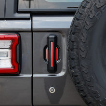 For 2018+ Jeep Wrangler JL 2-Door Version Exterior Door Handle Bowl Sticker Trim Cover (3 pcs) RT-TCZ