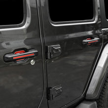 For 2018+ Jeep Wrangler JL 2-Door Version Exterior Car Door & Tailgade Handle Inserts Cover Trim RT-TCZ