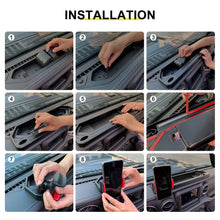 For 2018-2023 Jeep Wrangler JL & Gladiator JT Interior Center Console Dash Panel Storage Box Tray Mount Phone Holder RT-TCZ