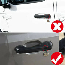 For 2018+ Jeep Wrangler JL JLU 4-Door Door Handle & Tailgate Handle Cover Trim RT-TCZ