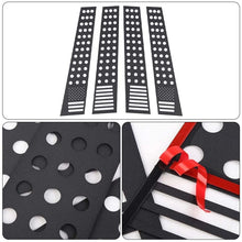 For 2011-2020 Jeep Grand Cherokee WK2 Aluminum Alloy Window Pillar Post Accessories Cover Trim Decor