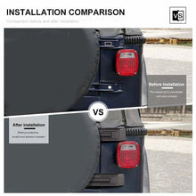 For 1997-2006 Jeep Wrangler TJ Exterior Rear Tailgate Spare Hinges Covers Trim (2 pcs) RT-TCZ