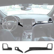 For 2011-2013 Jeep Grand Cherokee WK2 Interior Center Console Dashboard Panel Cover Trim (3 pcs) RT-TCZ