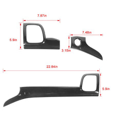 For 2011-2013 Jeep Grand Cherokee WK2 Interior Center Console Dashboard Panel Cover Trim (3 pcs) RT-TCZ