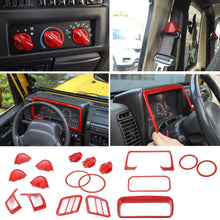 For 1997-2006 Jeep Wrangler TJ Interior Decoration Trim Kit Cover (18 pcs) RT-TCZ
