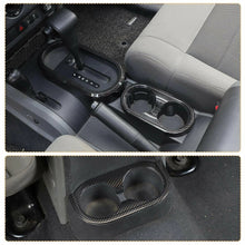 For 2007-2010 Jeep Wrangler JK JKU Gear Shift Panel Trim Cover Front & Rear Cup Holder Trim Cover RT-TCZ