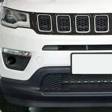 For 2017-2020 Jeep Compass 1 Set Front Fog Light Lamp Cover Trim Decor Smoked Black RT-TCZ