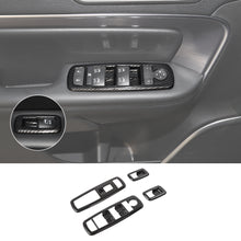 RT-TCZ Window Lift Switch Button Cover Trim for Jeep Grand Cherokee 2011-2020 & Jeep Cherokee 2014-2020