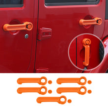For 2007-2017 Jeep Wrangler JKU 4-Door Door Handle Cover Inserts & Tailgate Handle Cover Trim RT-TCZ