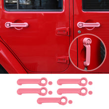 For 2007-2017 Jeep Wrangler JKU 4-Door Door Handle Cover Inserts & Tailgate Handle Cover Trim RT-TCZ